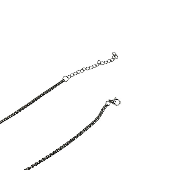 New FaithHeart Gemini Zodiac Dog Tag Rolo Chain Necklace - Picture 5 of 8